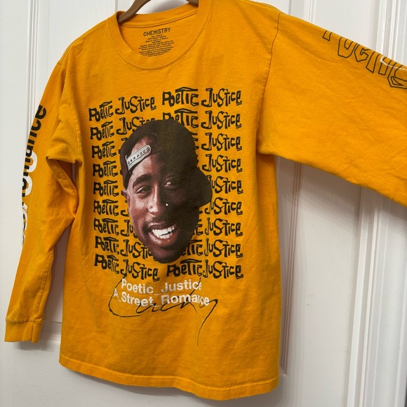 Tupac Poetic Justice Long Sleeve Tee | Chemistry M - Picture 4 of 9